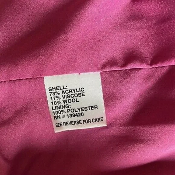 Etcetera Henry Tweed Jacket Brown Pink Orange Coat Jacket Size 8 - Picture 7 of 13